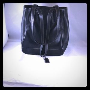 Coach Classic Vintage Black Leather Purse.